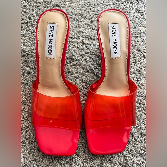 Steve Madden Pance Kitten Heels Sandals size 7 - Picture 2 of 8